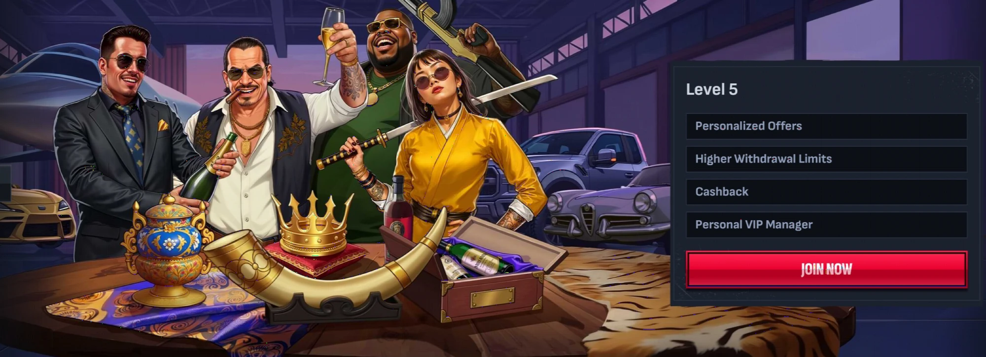 Programma VIP Mafia Casino con 6 livelli progressivi