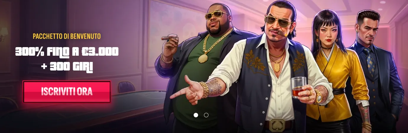 Bonus di Benvenuto Mafia Casino